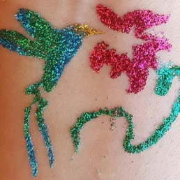 Glittertattoo blingbling Schminkkoppies