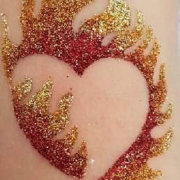 Glittertattoo Piet (Schminkkoppies)