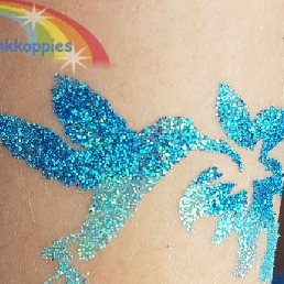 Glittertattoo Piet (Schminkkoppies)