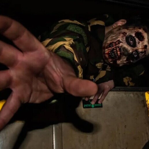 Animatie Almere  (NL) bloeddorstige zombies