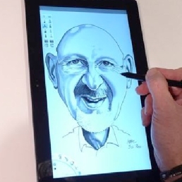 Artist Maldegem  (BE) Digital caricature drawing - Marc de Roo