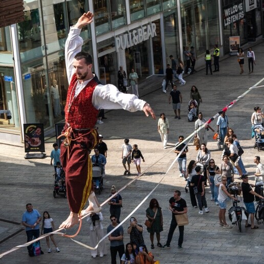 Acrobaat Nijmegen  (NL) Highline Show