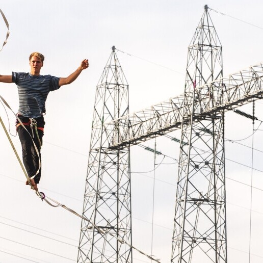 Event show Nijmegen  (NL) Openingsact – Highline Spektakel