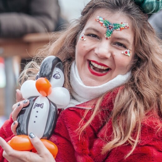Ballon artiest Roermond  (NL) Tallie Twist - Magische Kerstballonnen