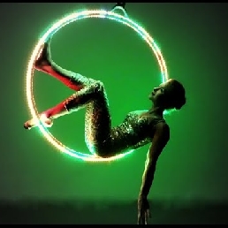 Aerial Ring/Hoop: Lucht-Acrobatiek (LED)