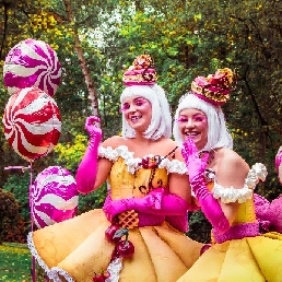 Animatie Achel  (BE) Candy Girls / Snoep en wafel dames