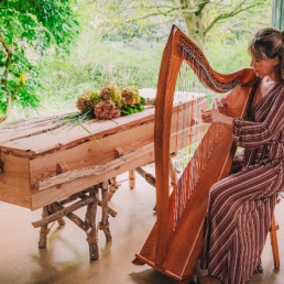 Harpist Zutphen  (NL) Harp (and singing) at funeral