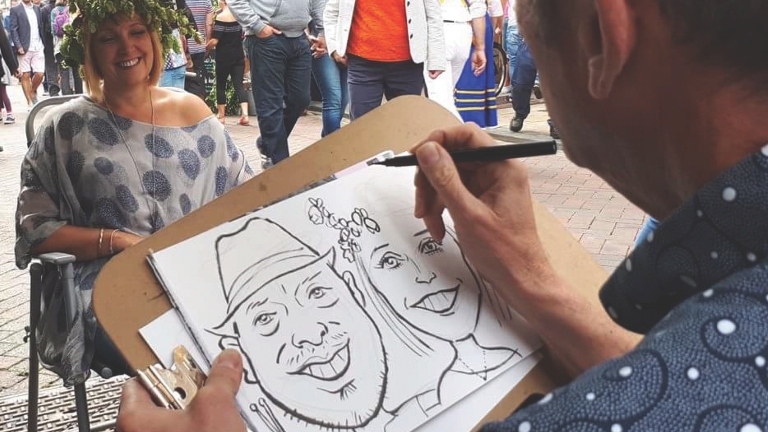 Een Engelse karikaturist in Haarlem!