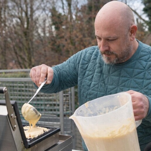 Food truck Nieuwegein  (NL) Mini waffle bakfiets on location!