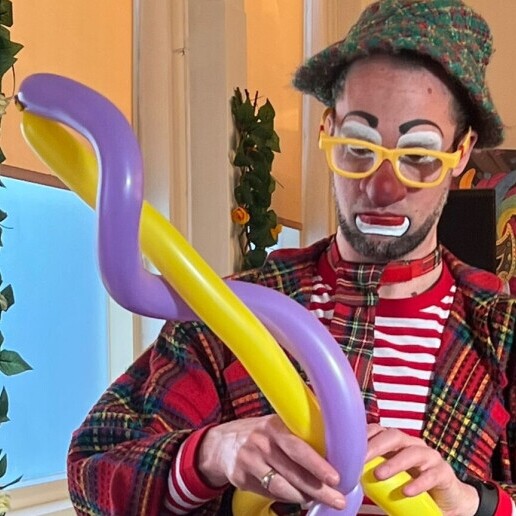 Clown Zaandam  (NL) Clown Docus the Magician & Balloons Clown