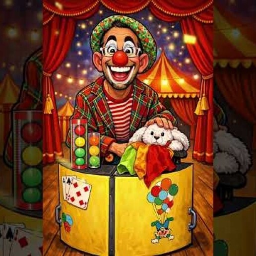 Clown Zaandam  (NL) Clown Docus de Goochel & Ballonnen Clown