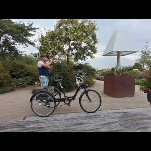 Trompettist Horssen  (NL) Trumpeter , Music on Wheels