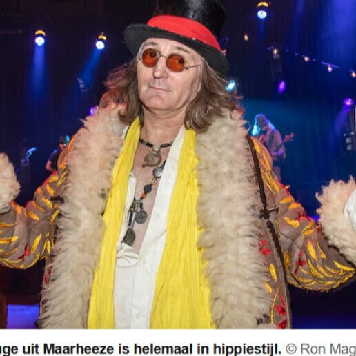 Presentator Maarheeze  (NL) Johnny Vintage de energieke presentator