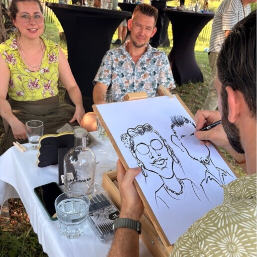 Kunstenaar Wagenberg  (NL) Karikaturist Dennis | DennisCaricatures