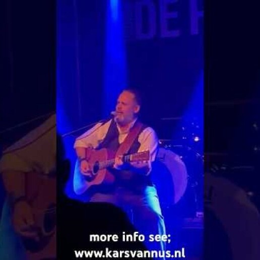 Singer (male) Dongen  (NL) Kars van Nus – Soulful Blues & Americana