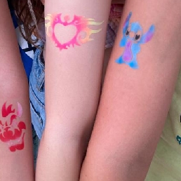 Airbrush tattoos