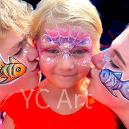 Make-up artist Hoorn  (Noord Holland)(NL) Facepainter Yvonne