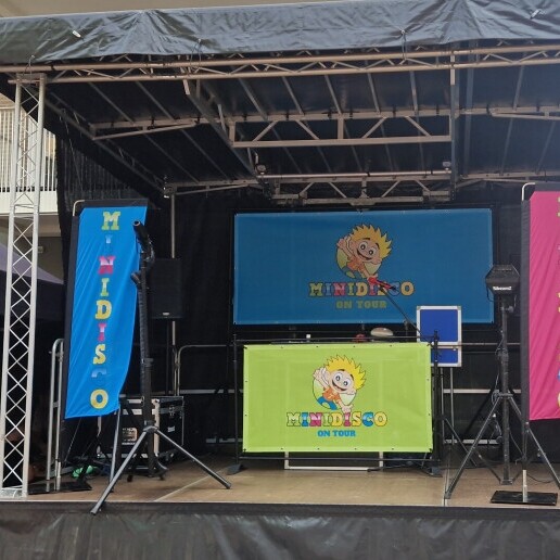 Kindervoorstelling Almere  (NL) Minidisco Drive-in show