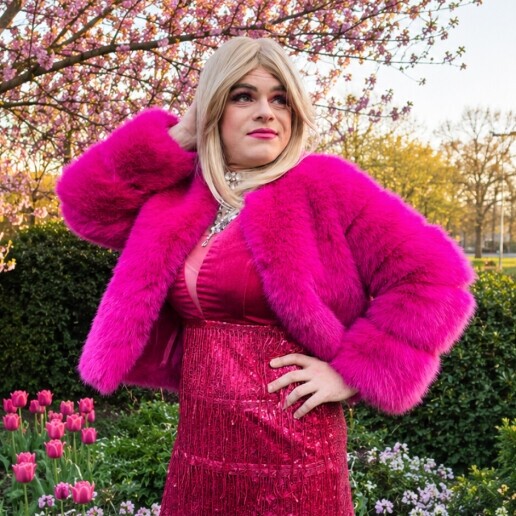 Character/Mascott Rijsbergen  (NL) Gloria Glamour – Pretty in Pink