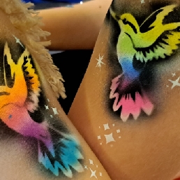 Airbrush tattoo's