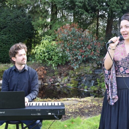 Band Baarn  (NL) Puck & James wedding couple