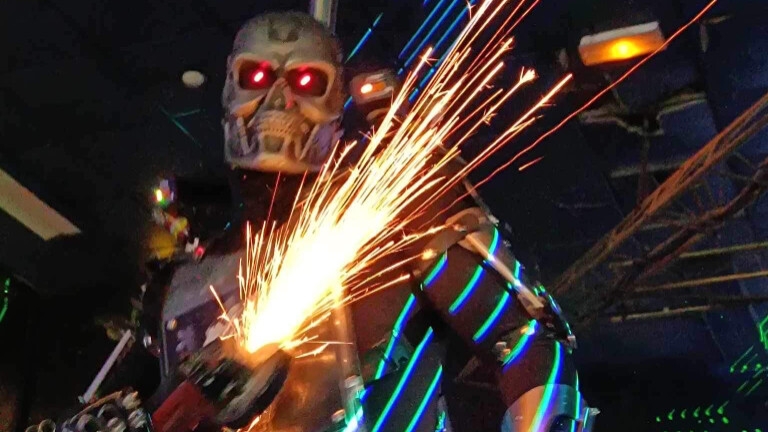 Led- en laserrobot