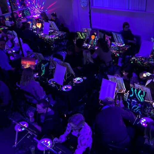 Trainer/Workshop Alkmaar  (NL) Glow schilderworkshop op locatie