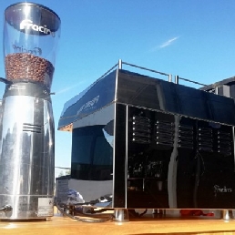 Wilde koffie: mobiele koffiebar