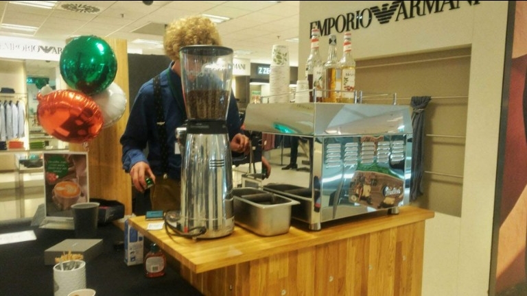 Wilde koffie: mobiele koffiebar