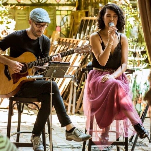 Band Tilburg  (NL) Acoustic duo Jeroen & Jeanet