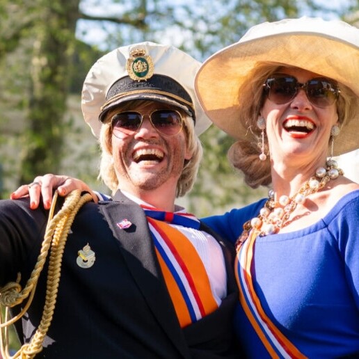 Animatie Enschede  (NL) Koningspaar Willy & Max