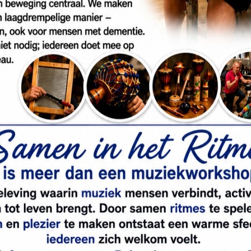 Sport/Spel Oss  (NL) Muziek/ritme workshops voor ouderen/zorg