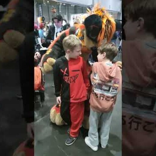 Interactive Fursuit Mascot Character