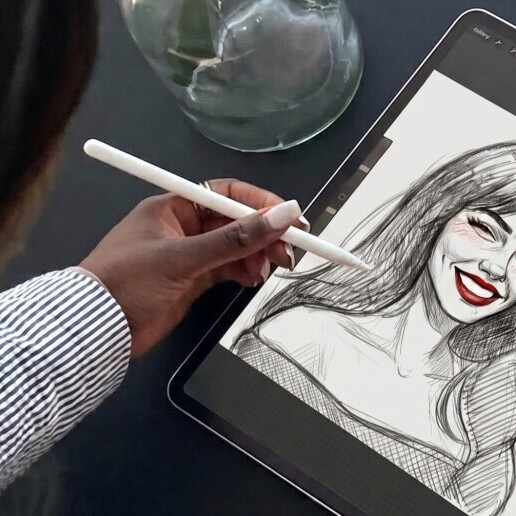 Artist Eindhoven  (NL) Quick portrait artist with digital prints