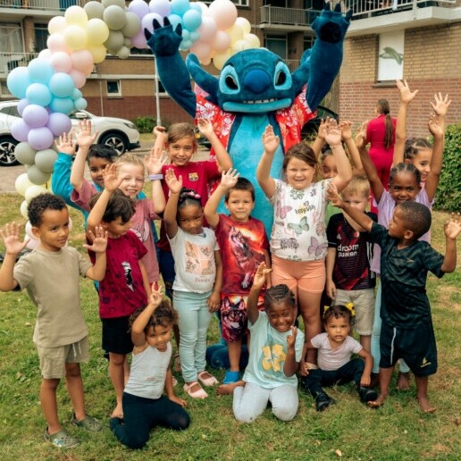 Karakter/Verkleed Wapenveld  (NL) Stitch op jouw feestje? - Mascotte