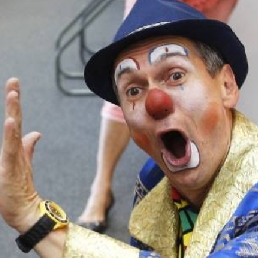 Clown Gringo op kinderverjaardag